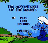 Adventures of the Smurfs, The (Europe) (En,Fr,De,Es,It,Nl) Title Screen